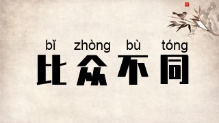 比众不同