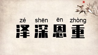 泽深恩重