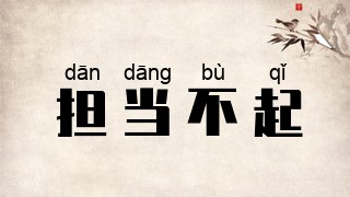 担当不起