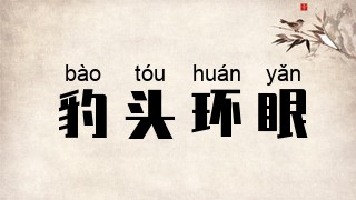 豹头环眼