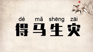 得马生灾