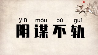 阴谋不轨