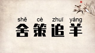 舍策追羊