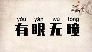 有眼无瞳