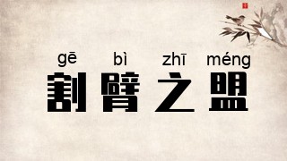 割臂之盟
