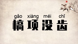 槁项没齿