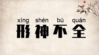 形神不全