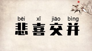 悲喜交并