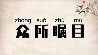 众所瞩目