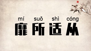 靡所适从