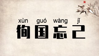 徇国忘己