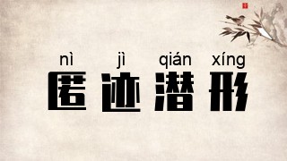 匿迹潜形