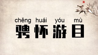 骋怀游目