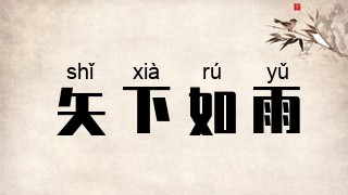 矢下如雨