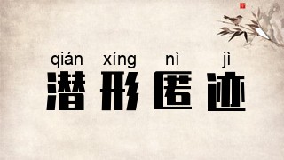 潜形匿迹