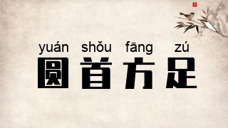 圆首方足