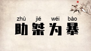 助桀为暴
