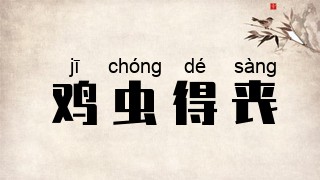鸡虫得丧