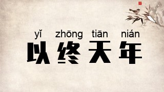 以终天年