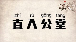 直入公堂