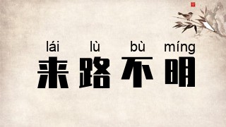 来路不明