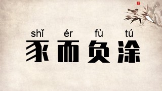 豕而负涂
