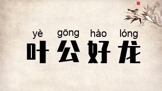 叶公好龙