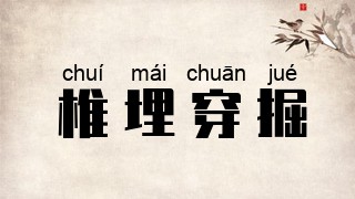 椎埋穿掘