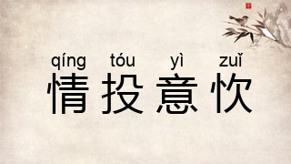 情投意忺