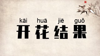 开花结果