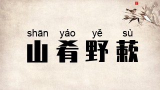 山肴野蔌