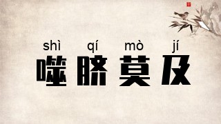 噬脐莫及