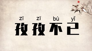 孜孜不已