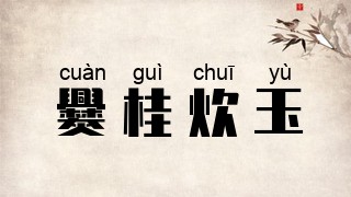 爨桂炊玉