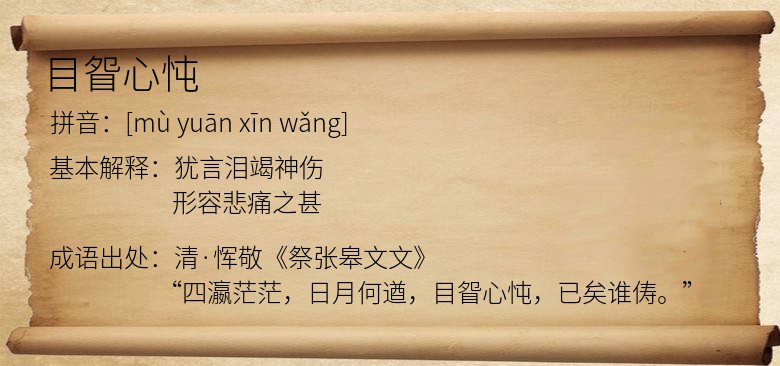 目眢心忳