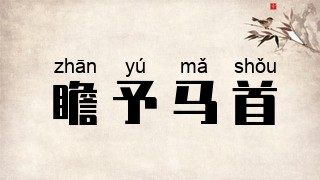 瞻予马首