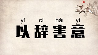 以辞害意