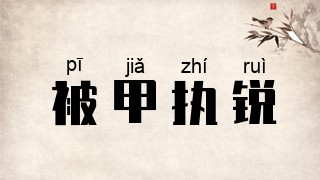 被甲执锐