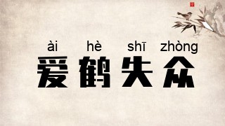 爱鹤失众