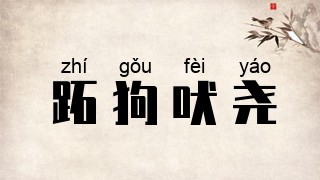 跖狗吠尧