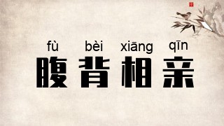 腹背相亲