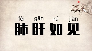 肺肝如见