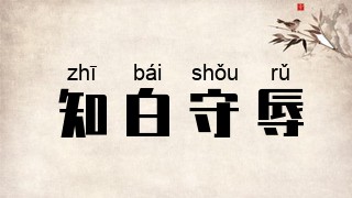 知白守辱
