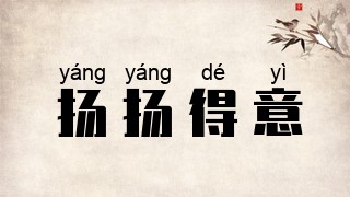 扬扬得意