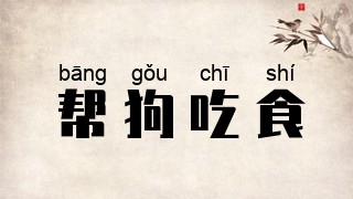 帮狗吃食