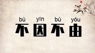 不因不由
