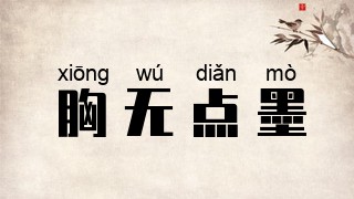 胸无点墨