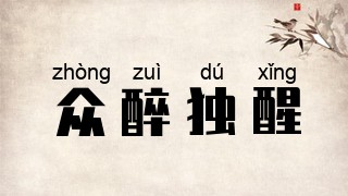 众醉独醒