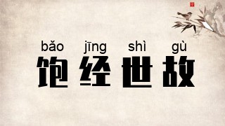 饱经世故
