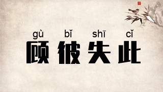 顾彼失此